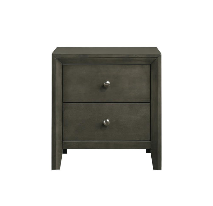 Serenity 2-drawer Nightstand Mod Grey