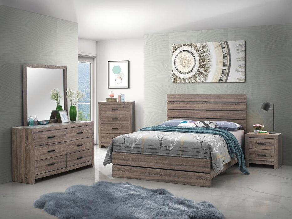 Brantford Queen Storage Bed Barrel Oak