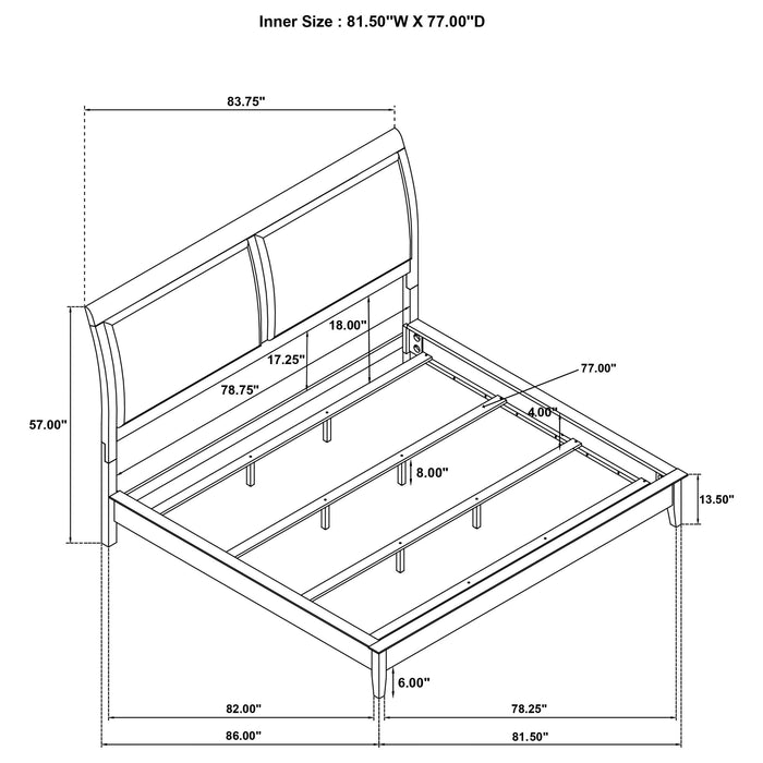 Bexhill Panel Bed - Furniture Citi (Multi Location - MI)