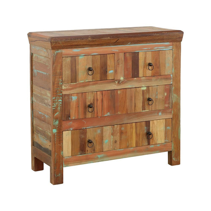 Harper 4-drawer Accent Cabinet Reclaimed Wood - Furniture Citi (Multi Location - MI)