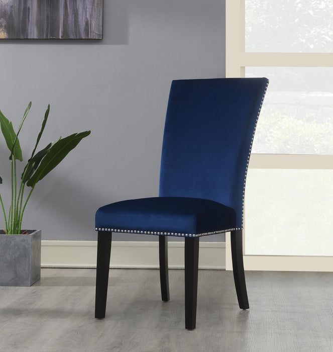 Blue Velvet Dining Chair (Price Per Chair/Moq 2)