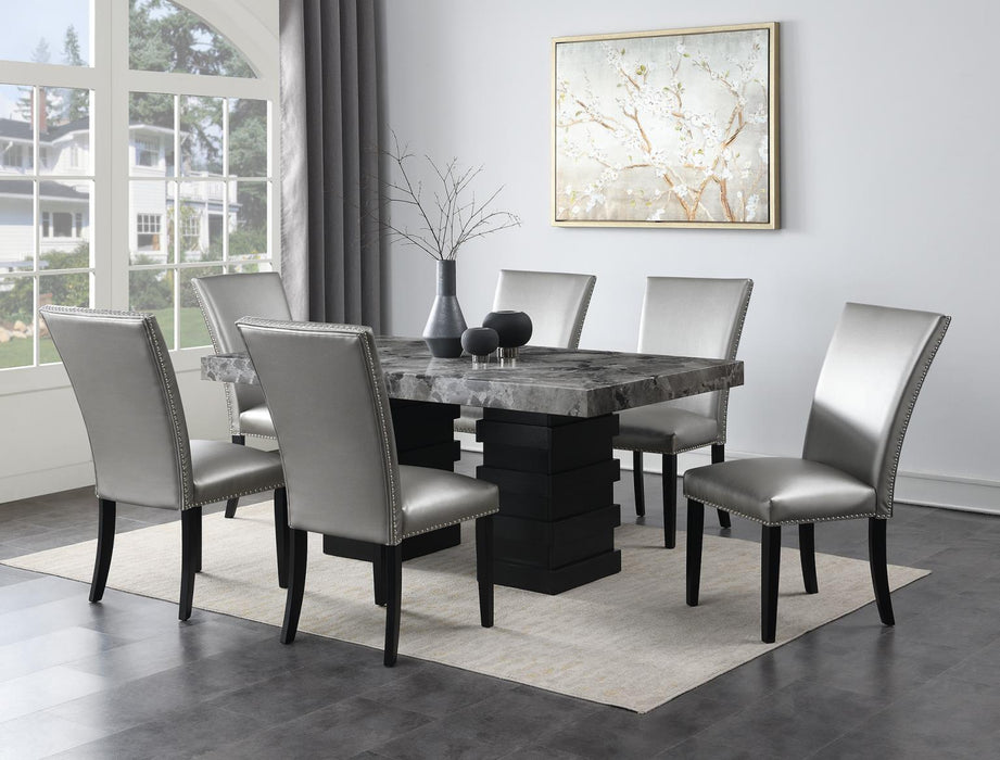 D137 Dining Table With 4 Leather Chairs - Furniture Citi (Multi Location - MI)