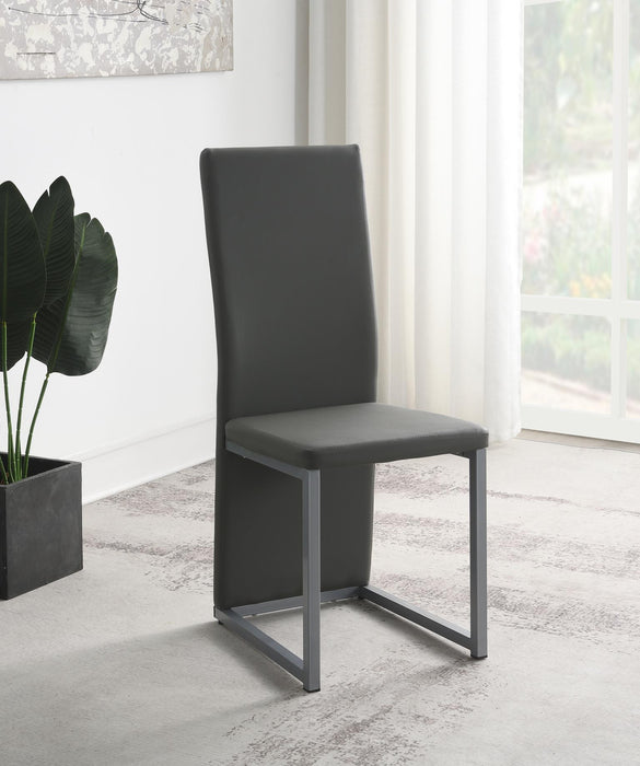 D227 Charcoal Dining Side Chair Price Per Chair-Moq 2