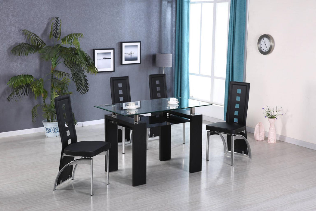 D310 Dining Table-4 Side Chairs