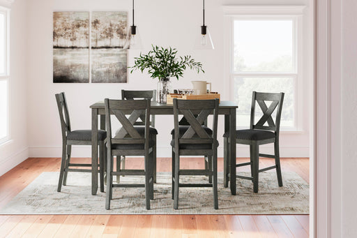 Caitbrook Counter Height Dining Table and Bar Stools (Set of 7) - Furniture Citi (Multi Location - MI)