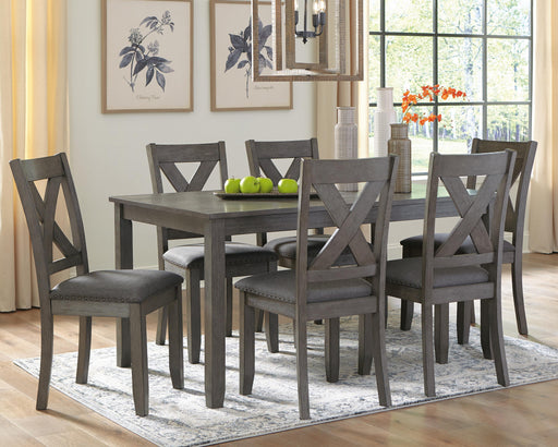 Caitbrook Dining Table and Chairs (Set of 7) - Furniture Citi (Multi Location - MI)