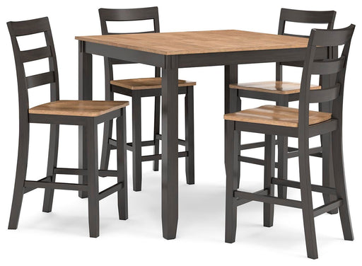 Gesthaven Counter Height Dining Table and 4 Barstools (Set of 5) - Furniture Citi (Multi Location - MI)