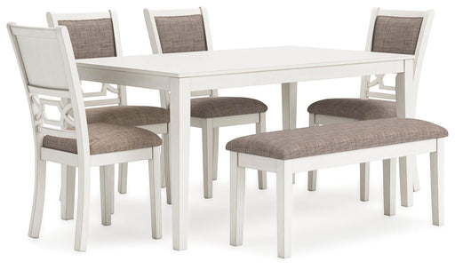 Erinberg Dining Table and 4 Chairs and Bench (Set of 6) - Furniture Citi (Multi Location - MI)