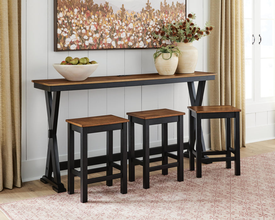 Wildenauer Counter Height Dining Table and 3 Barstools Set - Furniture Citi (Multi Location - MI)