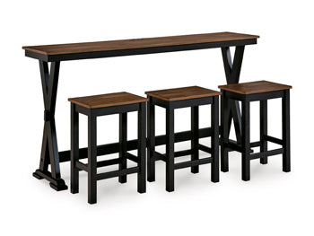 Wildenauer Counter Height Dining Table and 3 Barstools Set - Furniture Citi (Multi Location - MI)