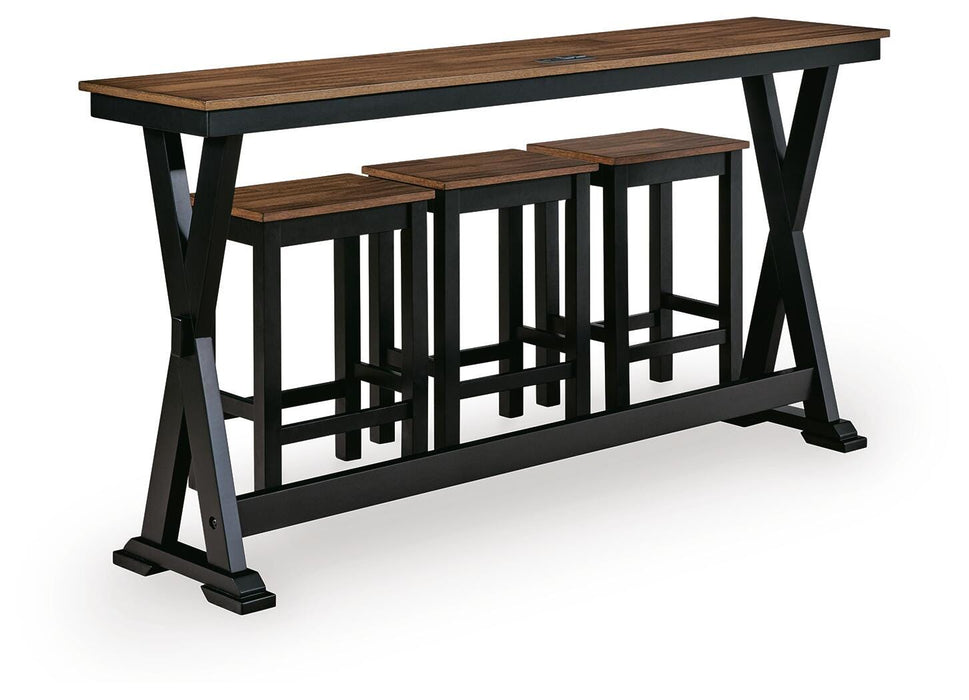 Wildenauer Counter Height Dining Table and 3 Barstools Set - Furniture Citi (Multi Location - MI)