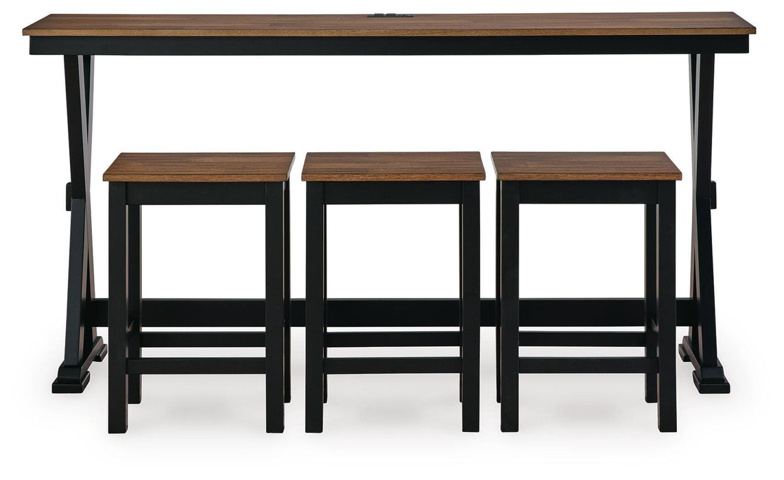 Wildenauer Counter Height Dining Table and 3 Barstools Set - Furniture Citi (Multi Location - MI)