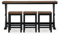 Wildenauer Counter Height Dining Table and 3 Barstools Set - Furniture Citi (Multi Location - MI)