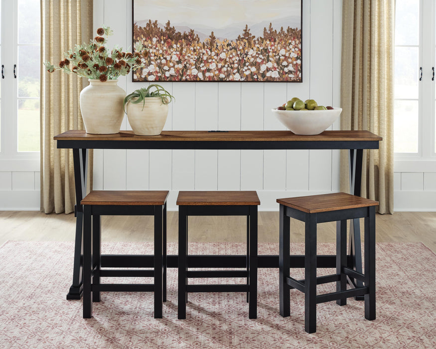 Wildenauer Counter Height Dining Table and 3 Barstools Set - Furniture Citi (Multi Location - MI)