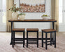 Wildenauer Counter Height Dining Table and 3 Barstools Set - Furniture Citi (Multi Location - MI)