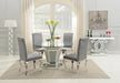 G-100 Glamour Dining Table-4 Velvet Chairs - Furniture Citi (Multi Location - MI)