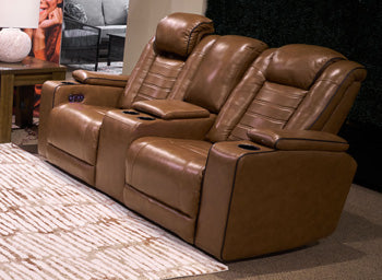 Gruaro Power Reclining Loveseat with Console - Furniture Citi (Multi Location - MI)