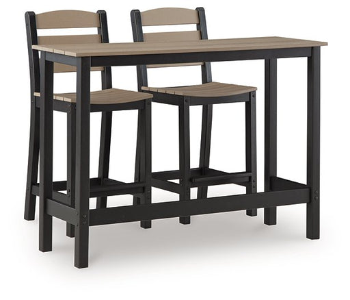 Shoreline Beach Outdoor Counter Table and 2 Barstools - Furniture Citi (Multi Location - MI)