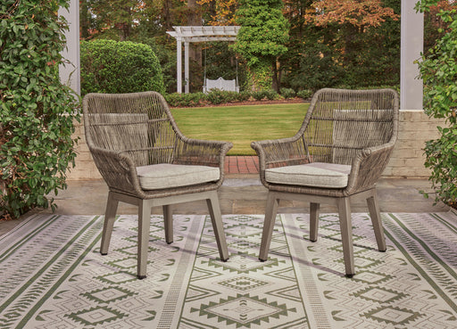 Beach Front Arm Chair with Cushion (Set of 2) - Furniture Citi (Multi Location - MI)