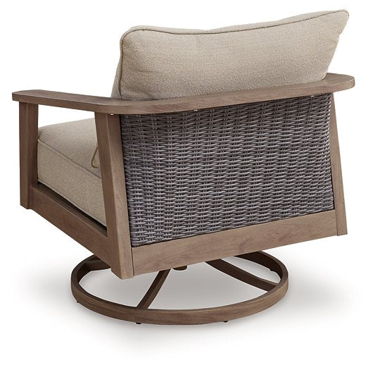 Harmony Headlands Outdoor Swivel Lounge with Cushion - Furniture Citi (Multi Location - MI)
