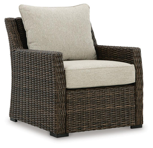 Brook Ranch Outdoor Lounge Chair with Cushion - Furniture Citi (Multi Location - MI)