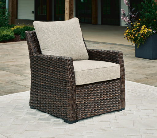 Brook Ranch Outdoor Lounge Chair with Cushion - Furniture Citi (Multi Location - MI)