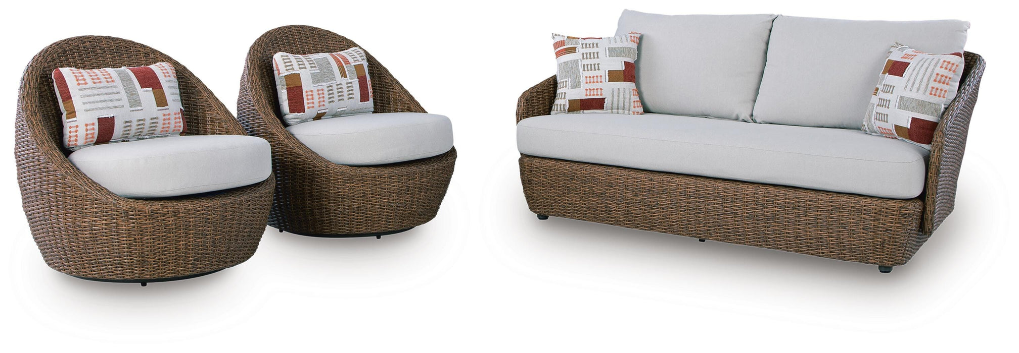 Double Point Outdoor Seating Set - Furniture Citi (Multi Location - MI)