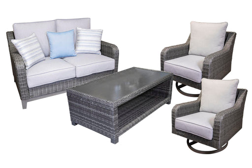 Elite Park Outdoor Loveseat, Lounge Chairs and Cocktail Table - Furniture Citi (Multi Location - MI)