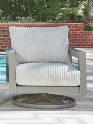 Hurley Park Outdoor Swivel Chair with Cushion - Furniture Citi (Multi Location - MI)