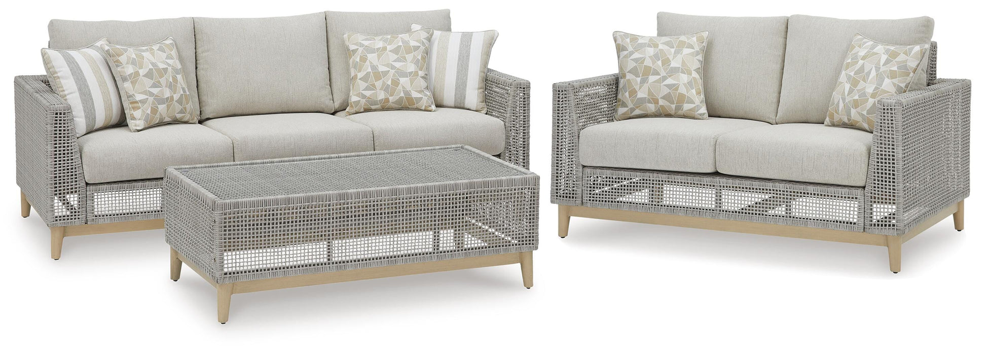 Seton Creek Outdoor Seating Set - Furniture Citi (Multi Location - MI)