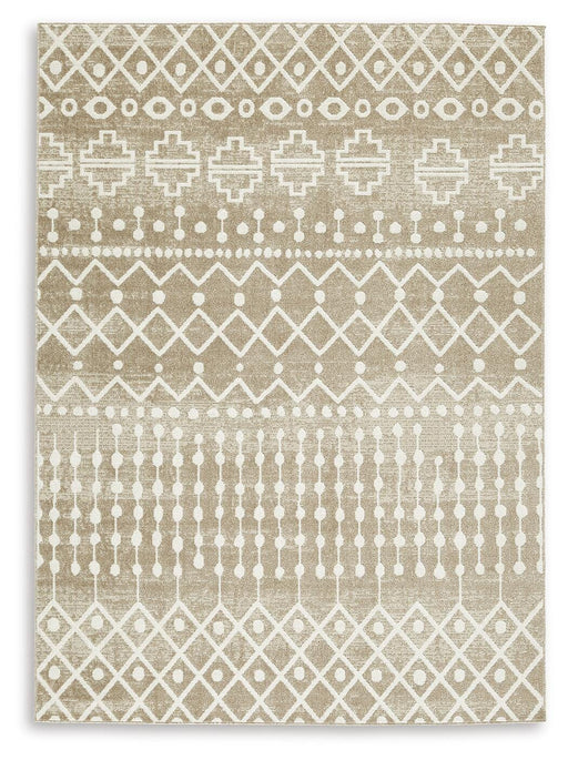 Bunchly 4'11" x 7'2" Washable Rug - Furniture Citi (Multi Location - MI)