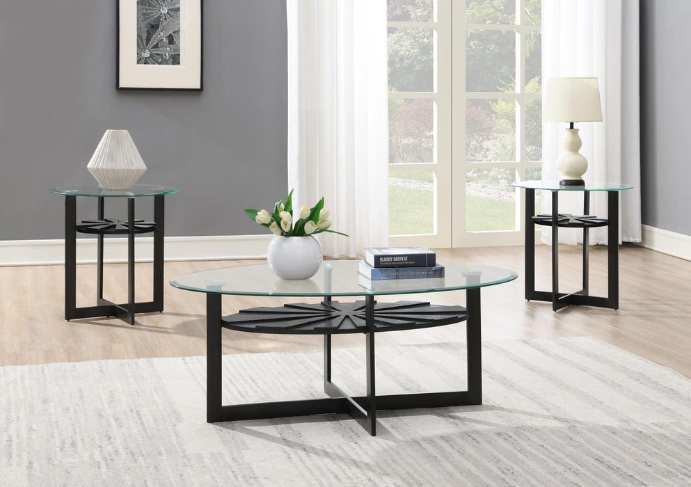 T152 Coffee Table-2 End Tables