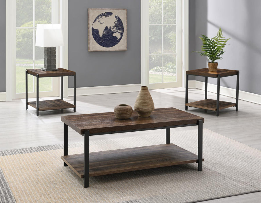 T174 Gray Coffee Table-2 End Table