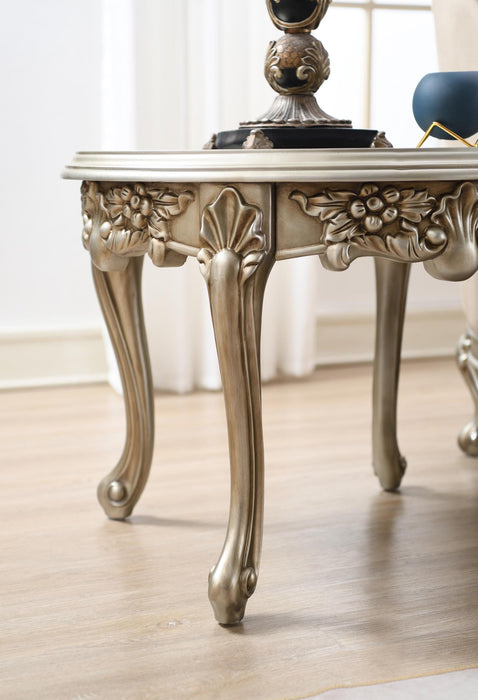 T197 Traditional Champagne End Table