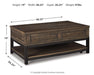 Johurst Coffee Table with Lift Top - Furniture Citi (Multi Location - MI)