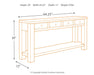 Gavelston Sofa/Console Table - Furniture Citi (Multi Location - MI)