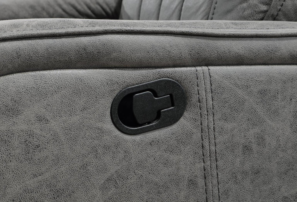 U172 Gray Motion Loveseat