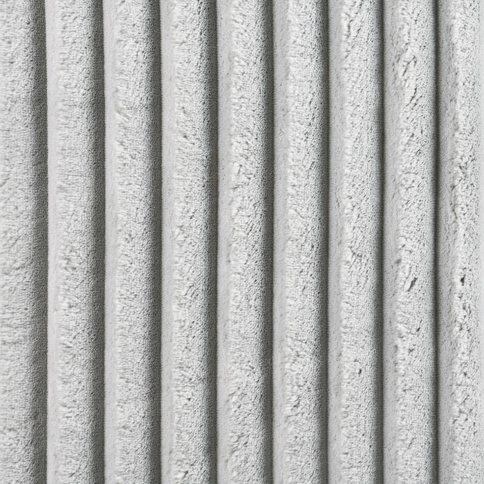 Gray Corduroy Motion Loveseat