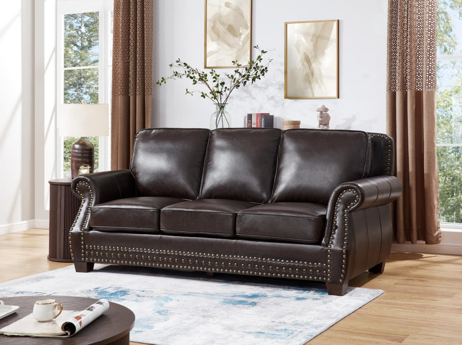 U212 Brown Pu Sofa