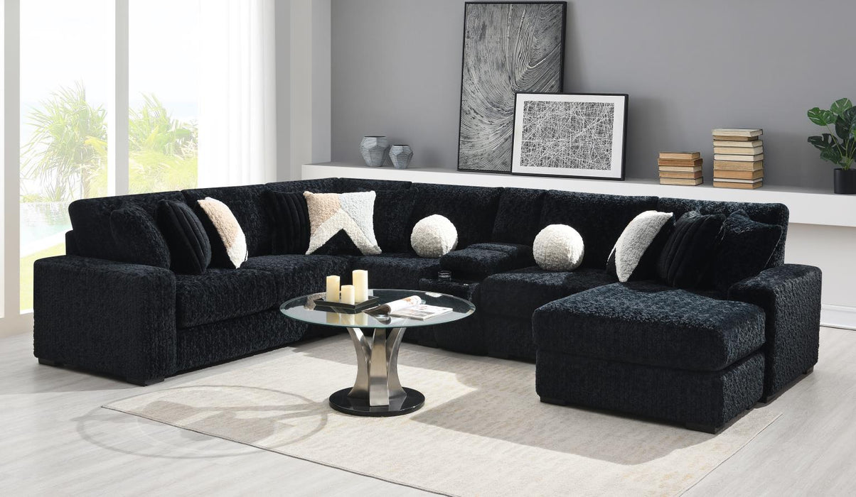 Black Corduroy Console