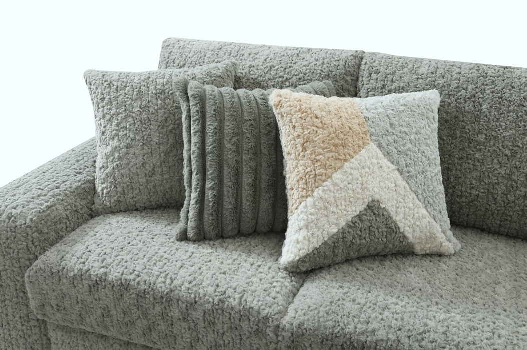 Gray Corduroy Console