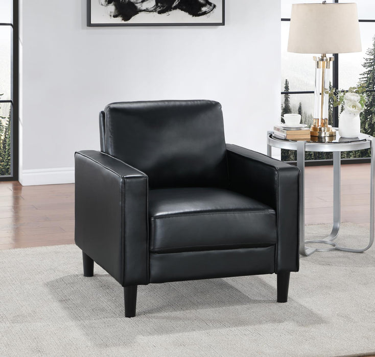 U440 Black Pu Chair