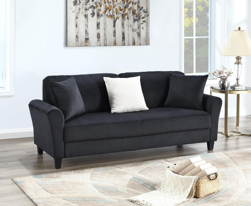 U442 Black Sofa
