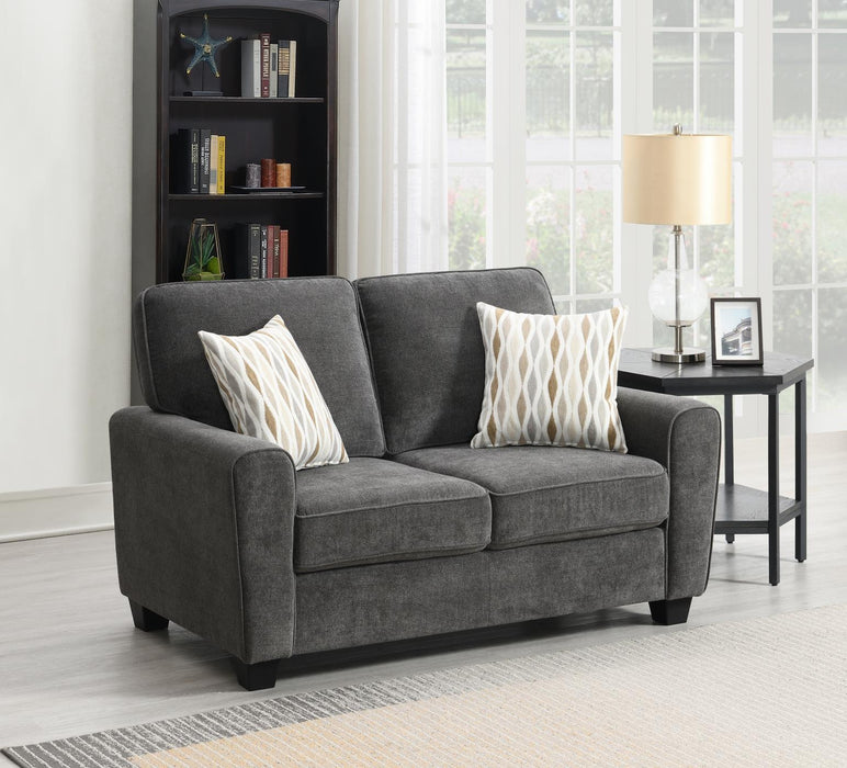 U525 Gray Loveseat