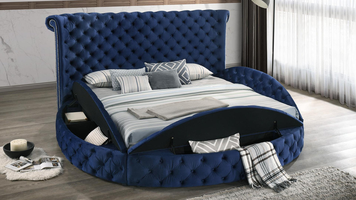 Silvia QUEEN BED W/BLUETOOTH SPEAKER & USB - B550-Q