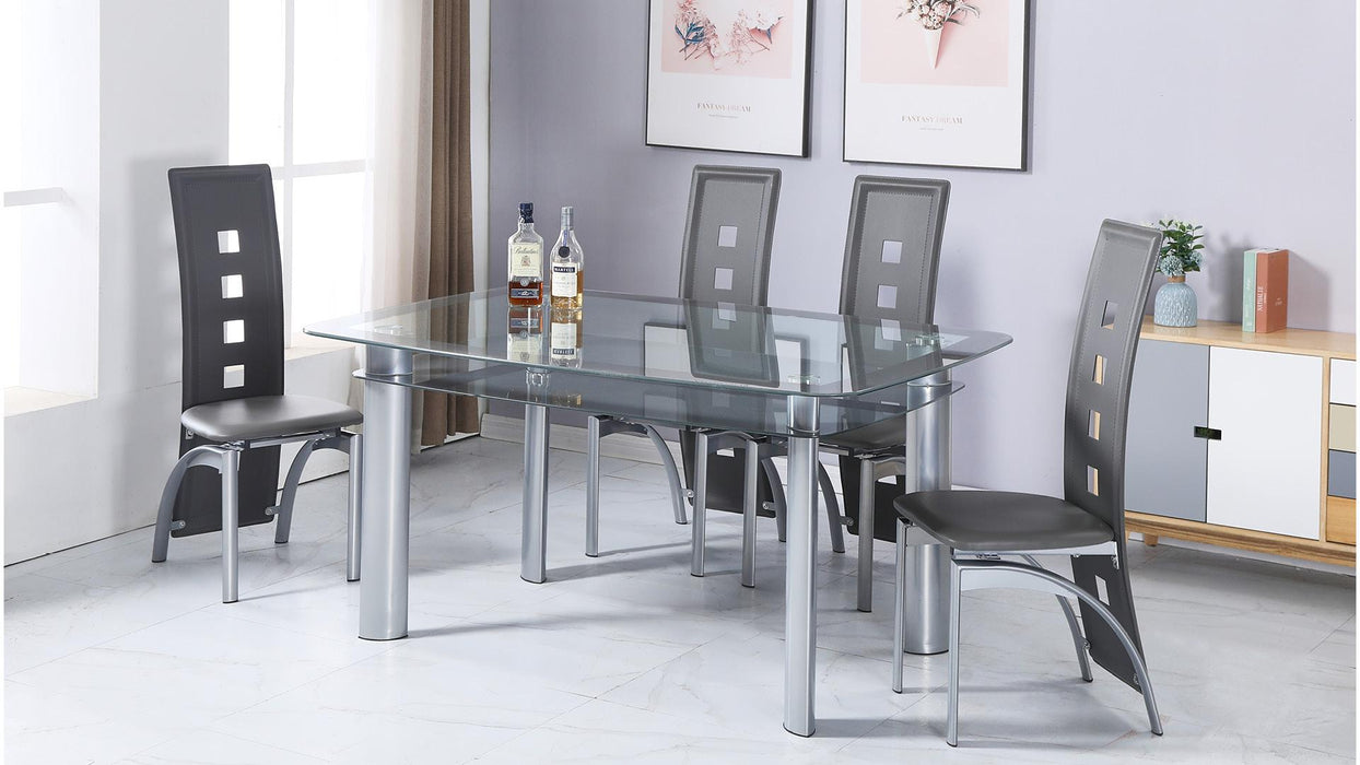 Bernice TABLE & 4 CHAIRS - D325