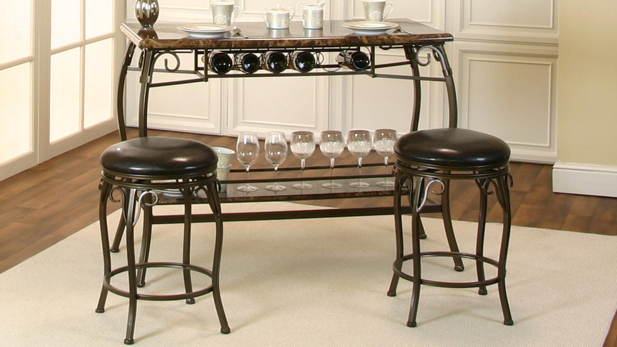 Blossom BAR UNIT & 2 STOOLS - D900