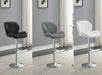 Antonio GRAY LEATHER PU BAR STOOL - ST130-GRY - Furniture Citi (Multi Location - MI)