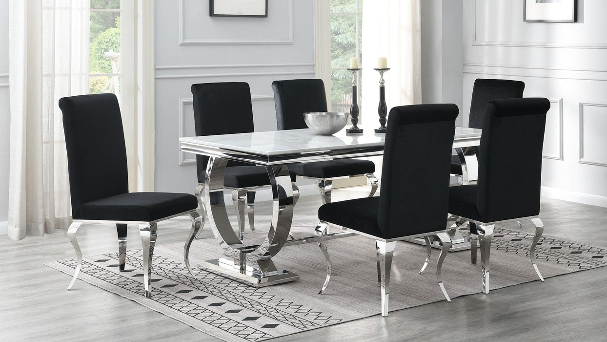 Celine RECTANGULAR DINING TABLE - G-082-WT