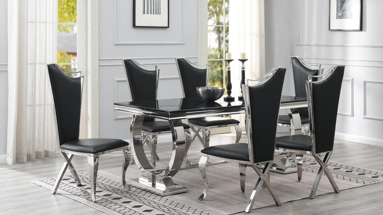 Celine RECTANGULAR DINING TABLE - G-082-BK